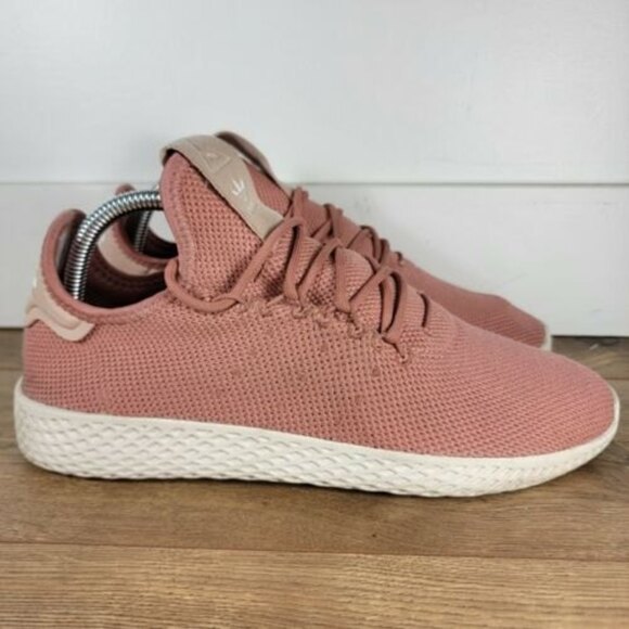 Womens Adidas William Pharrell Tennis Hu Ash Pink Athletic Sneakers Size 8 - Picture 1 of 9